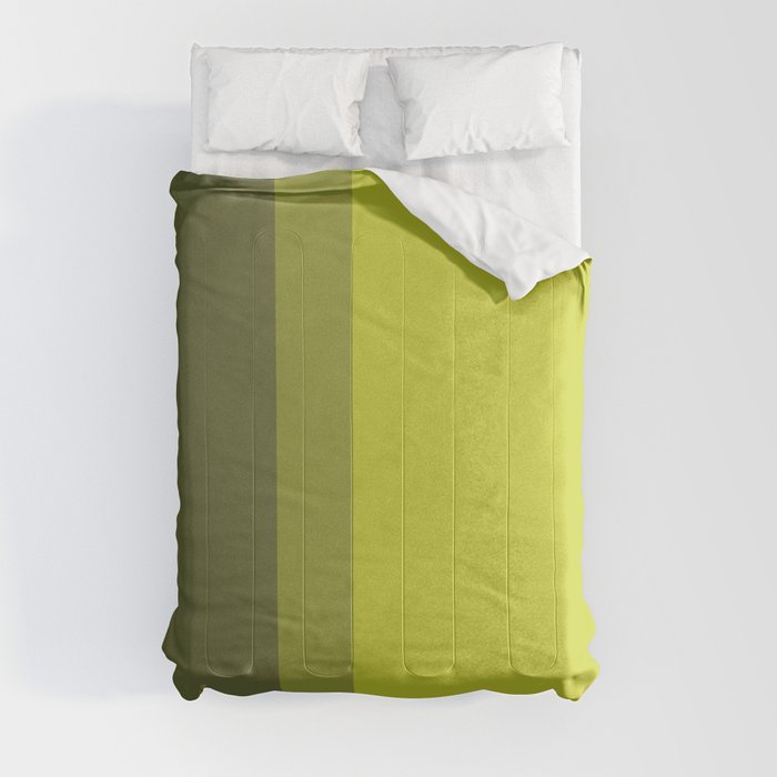 COLOR BLOCKED, CHARTREUSE Comforter