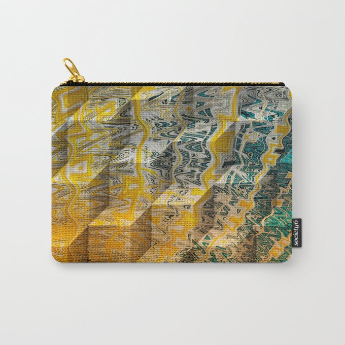 Sunny Staircase contemporary abstract art and decor Carry-All Pouch