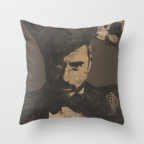 Mystery Unraveled Throw Pillow