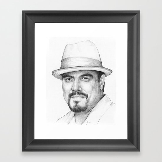 Angel Batista (DEXTER) Framed Art Print