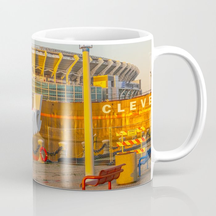 Cleveland Ohio Football Stadium Coffee Mug