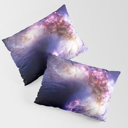 Colorful Universe Nebula Galaxy And Stars Pillow Sham