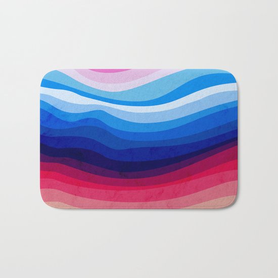 Melted Rainbow Bath Mat