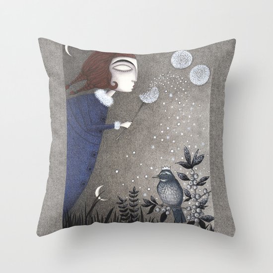Winter Twilight Throw Pillow