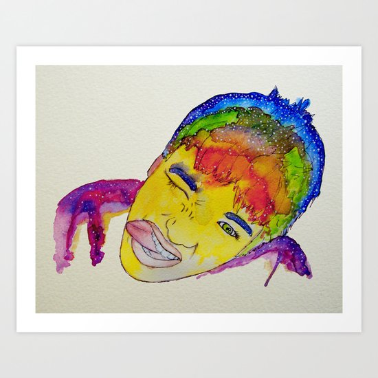 Happiness Art Print