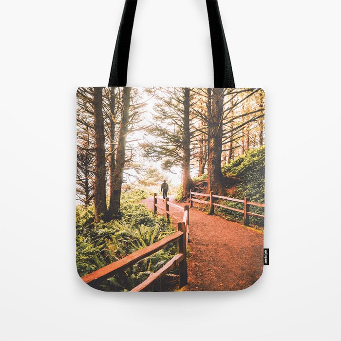 Man in the Forest | PNW Travel Photo Tote Bag