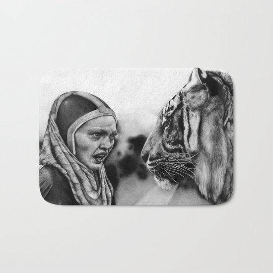 In the Eye of the Tiger Bath Mat