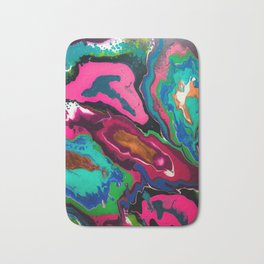 Silly  psychedelic Bath Mat