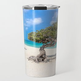 Caribbean Island, Eagle Beach, Aruba Travel Mug