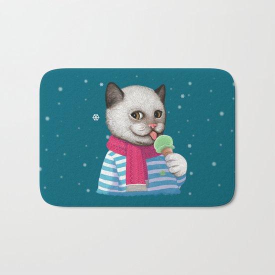 Ice cream & Snow Bath Mat