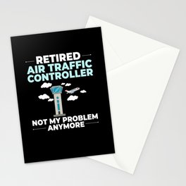 Air Traffic Controller Flight Director Tower Stationery Card