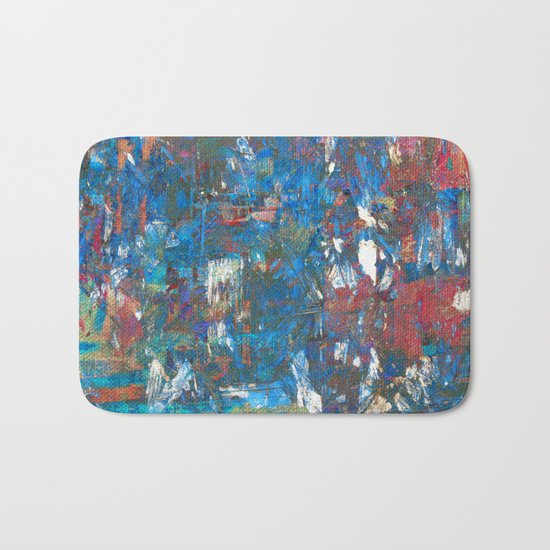 Happy Sunday Bath Mat