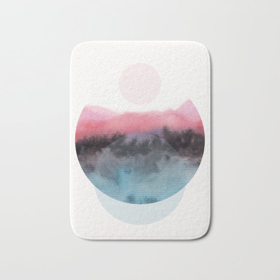 Watercolor S. 01 Bath Mat