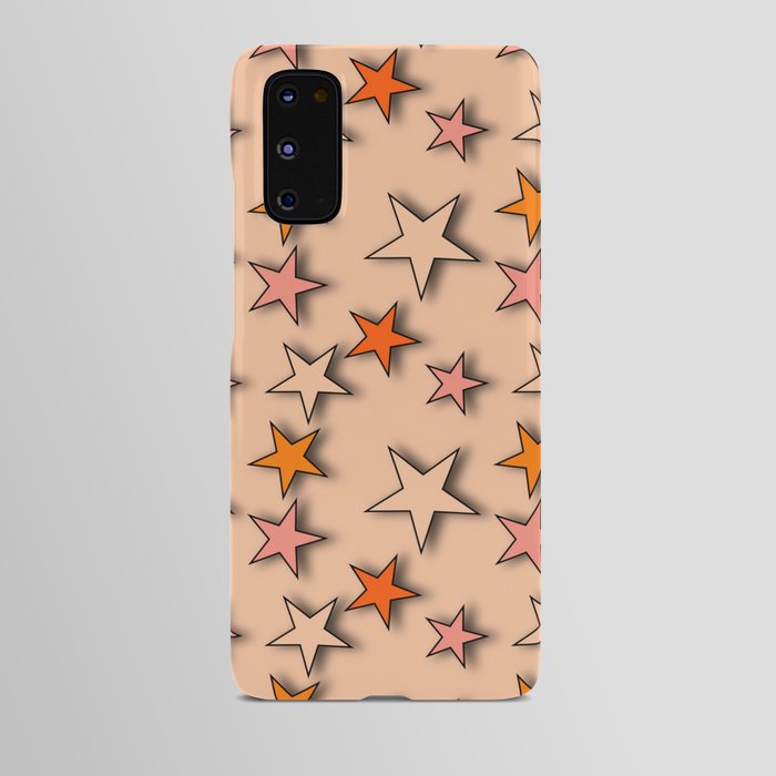 y2k-star pink Android Case