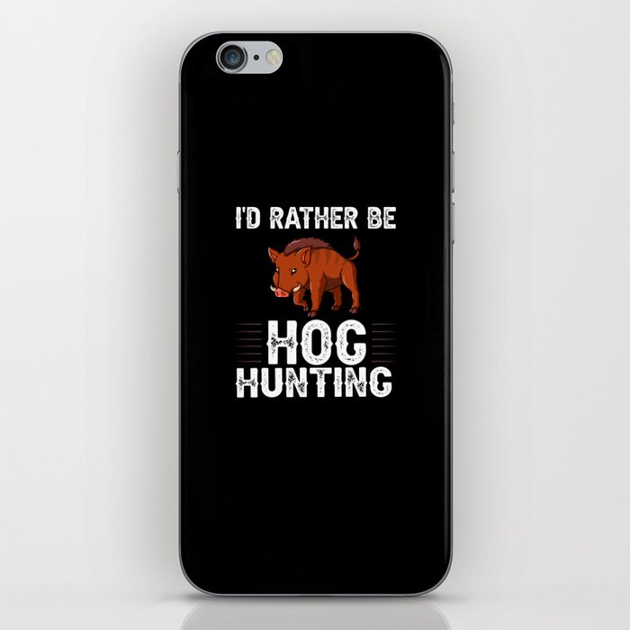 Hog Hunting Boar Hunter Wild iPhone Skin