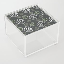 Twirly Swirly Green Acrylic Box