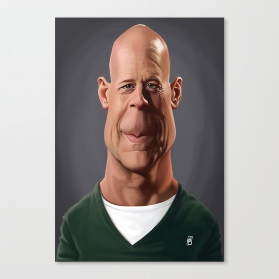 Celebrity Sunday - Bruce Willis Canvas Print