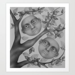 Apple tree Art Print