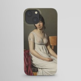 Portrait of a Young Woman in White by Jaques-Louis David iPhone Case