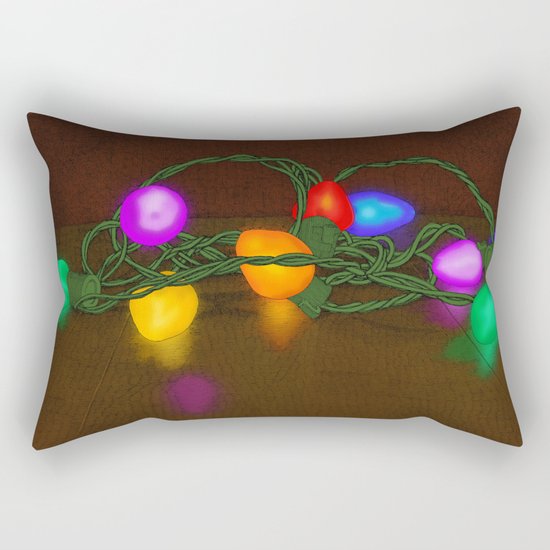 All Lit Up Rectangular Pillow
