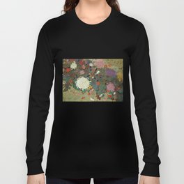 flower【Japanese painting】 Langarmshirt