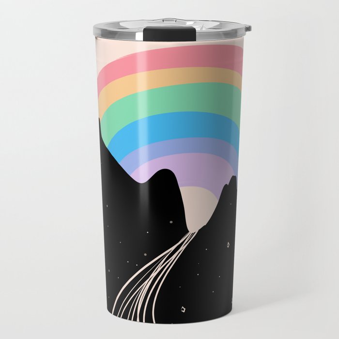 Rainbow Road Travel Mug