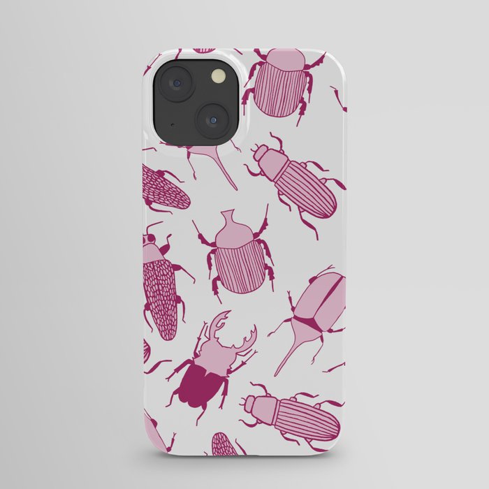 Pink Beetles iPhone Case