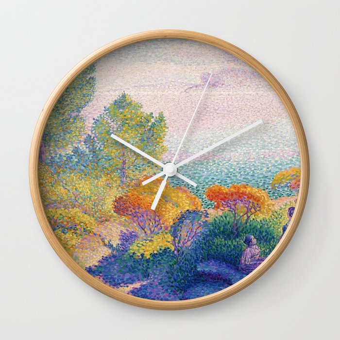 Two Women by the Shore Wall Clock