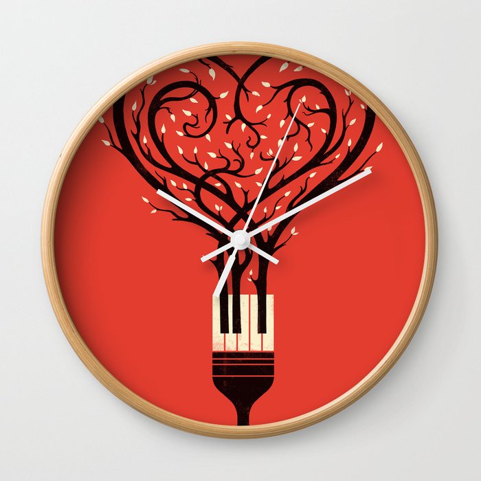 Paint Your Love Song Wall Clock