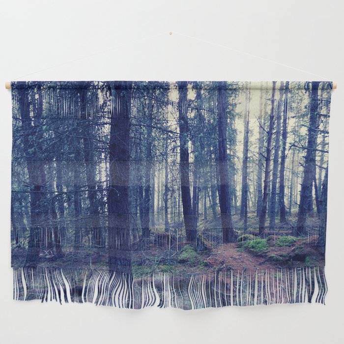  Misty Winter Woods of the Scottish Highlands Wall Hanging