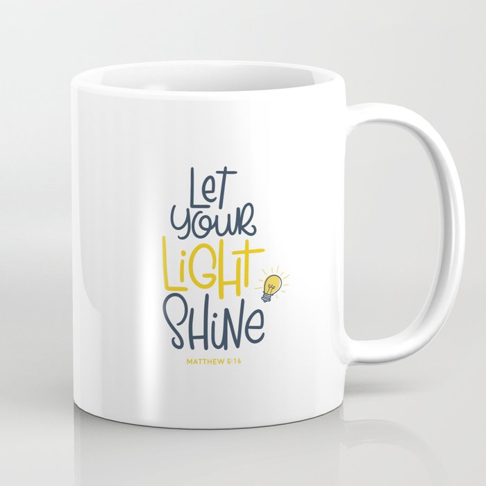 30 OZ JUMBO LATTE MUG LET YOUR LIGHT SHINE