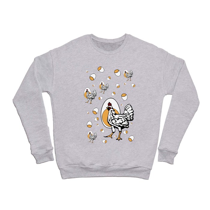 Retro Roseanne Chickens Crewneck Sweatshirt