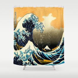 The Great Wave Off Kanagawa Shower Curtain