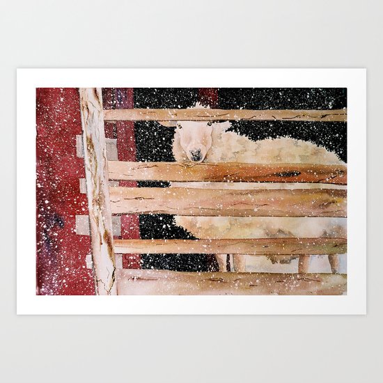 virgin wool Art Print