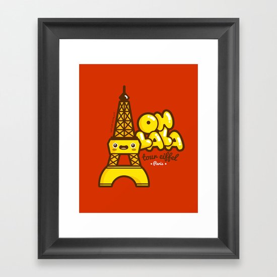 Oh lala! Framed Art Print