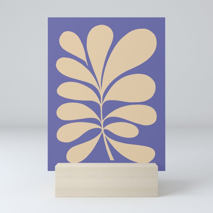Maxi Botanica Set 4.1 - Sand on Very Peri Mini Art Print
