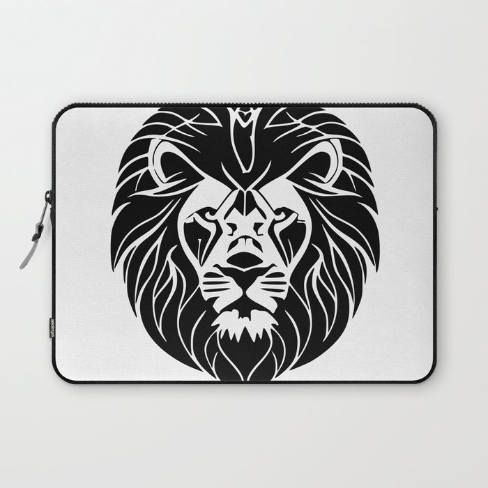 Lion's head graphic art 00010 Laptop Sleeve