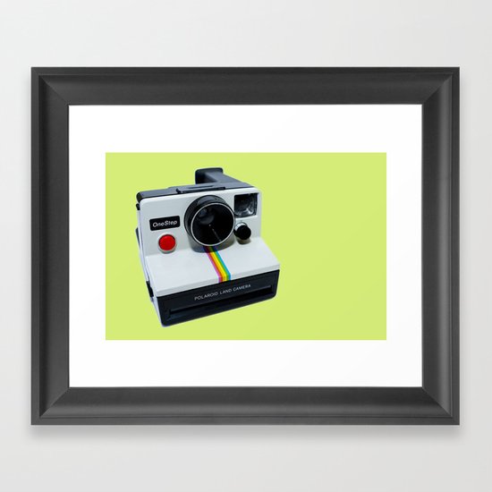 Polaroid OneStep Camera Framed Art Print