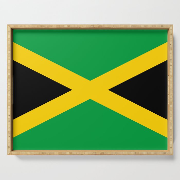 Jamaican Flag Serving Tray