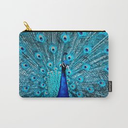 Peacock  Blue 11 Carry-All Pouch