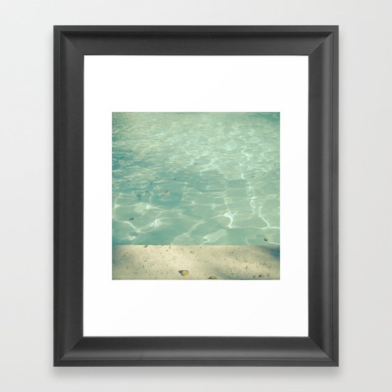 Morning Swim Framed Art Print