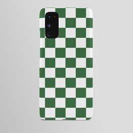 Chessboard Green Racetrack Checkered Pattern Android Case