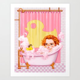 Pretty In Pink Art Print