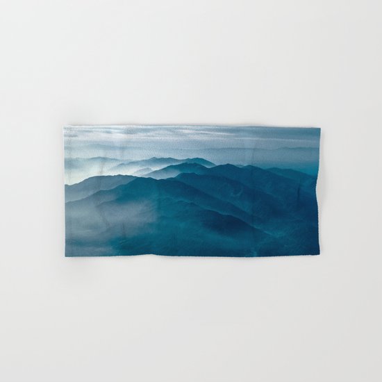 Indigo Mountains Hand & Bath Towel