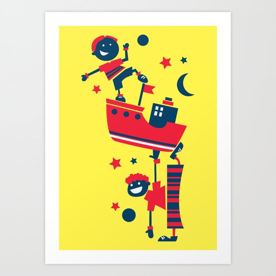Keep balance Art Print