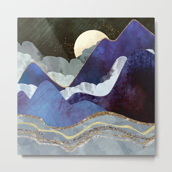 Midnight Metal Print