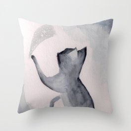 Constellation Cat Throw Pillow