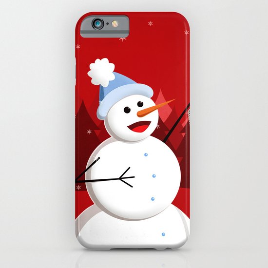 Happy Singing Snowman iPhone & iPod Case