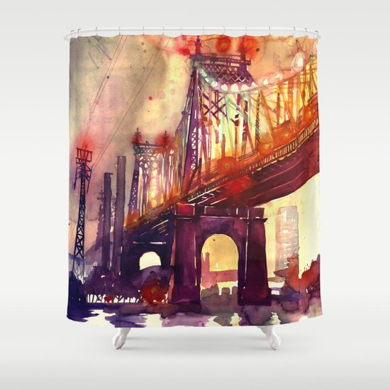 Queensboro Bridge Shower Curtain