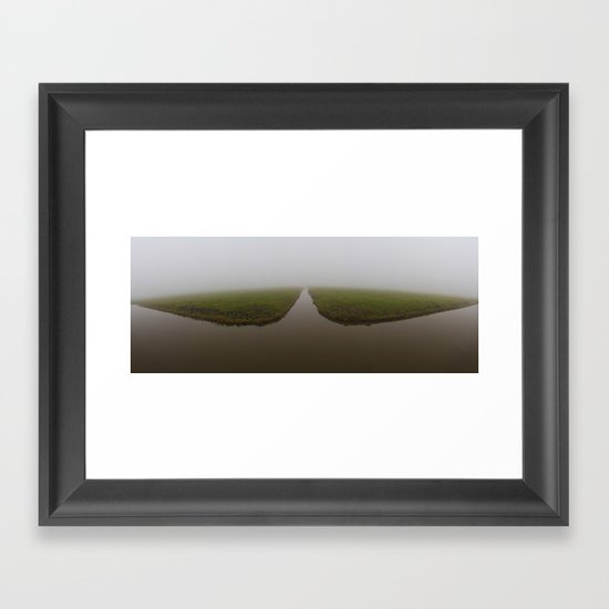 Polder Mist Framed Art Print